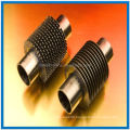 Welded spiral serrated finned tube